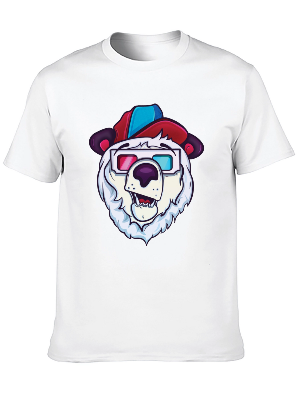 Cool Bear Tee - Cartoon Character Graphic