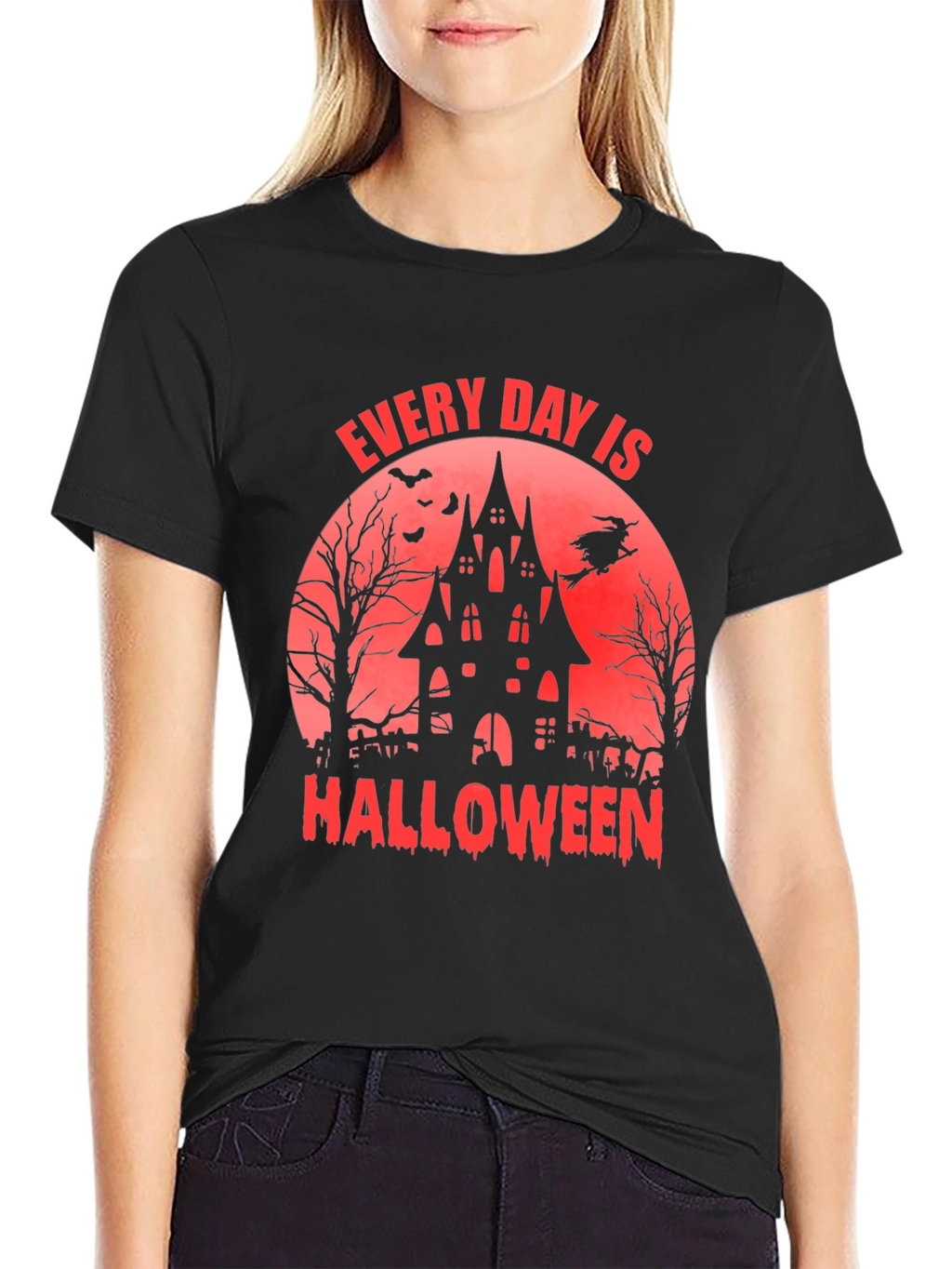 Every Day is Halloween T-Shirt - Spooky Graphic Tee