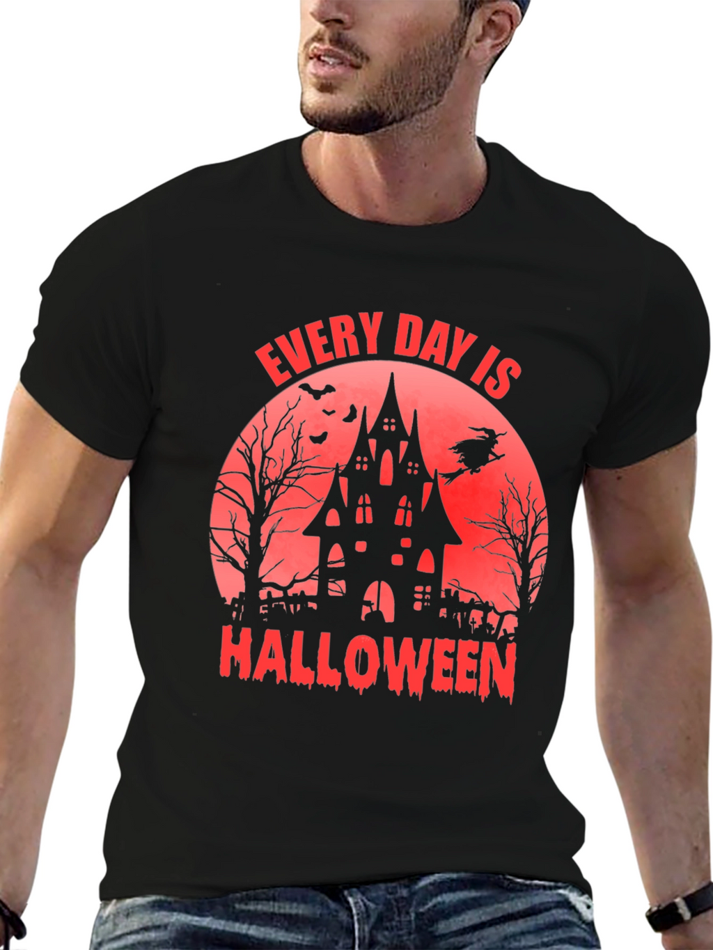 Every Day is Halloween T-Shirt - Spooky Graphic Tee