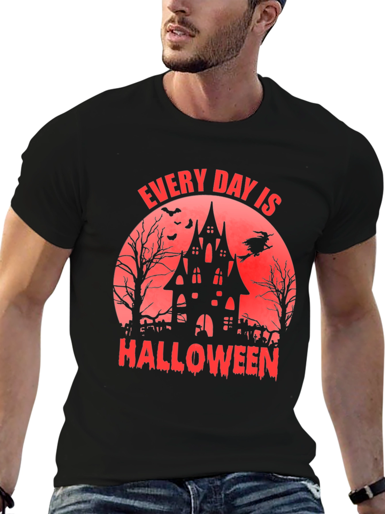 Every Day is Halloween T-Shirt - Spooky Graphic Tee