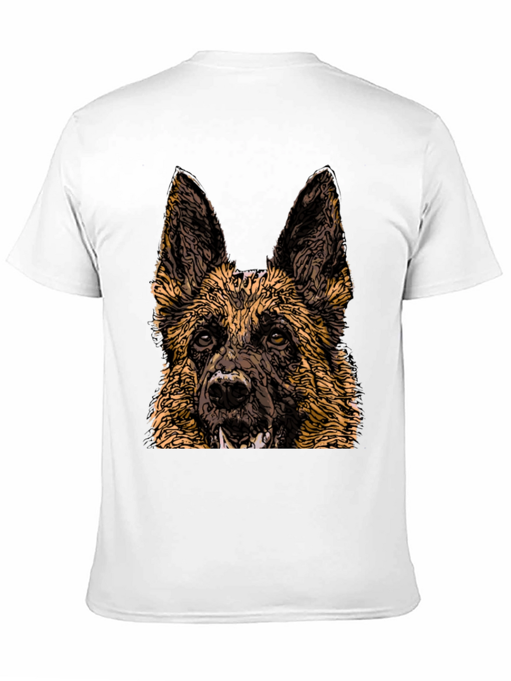 German Shepherd Graphic Tee - Cool Dog Lover Shirt