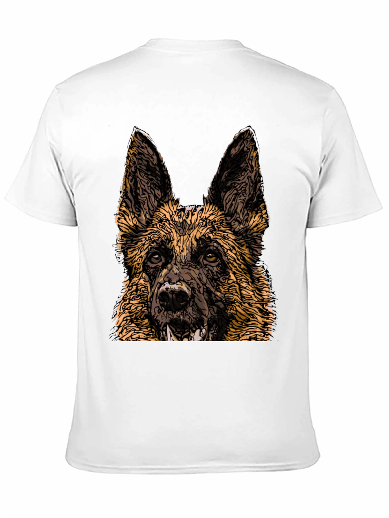 German Shepherd Graphic Tee - Cool Dog Lover Shirt