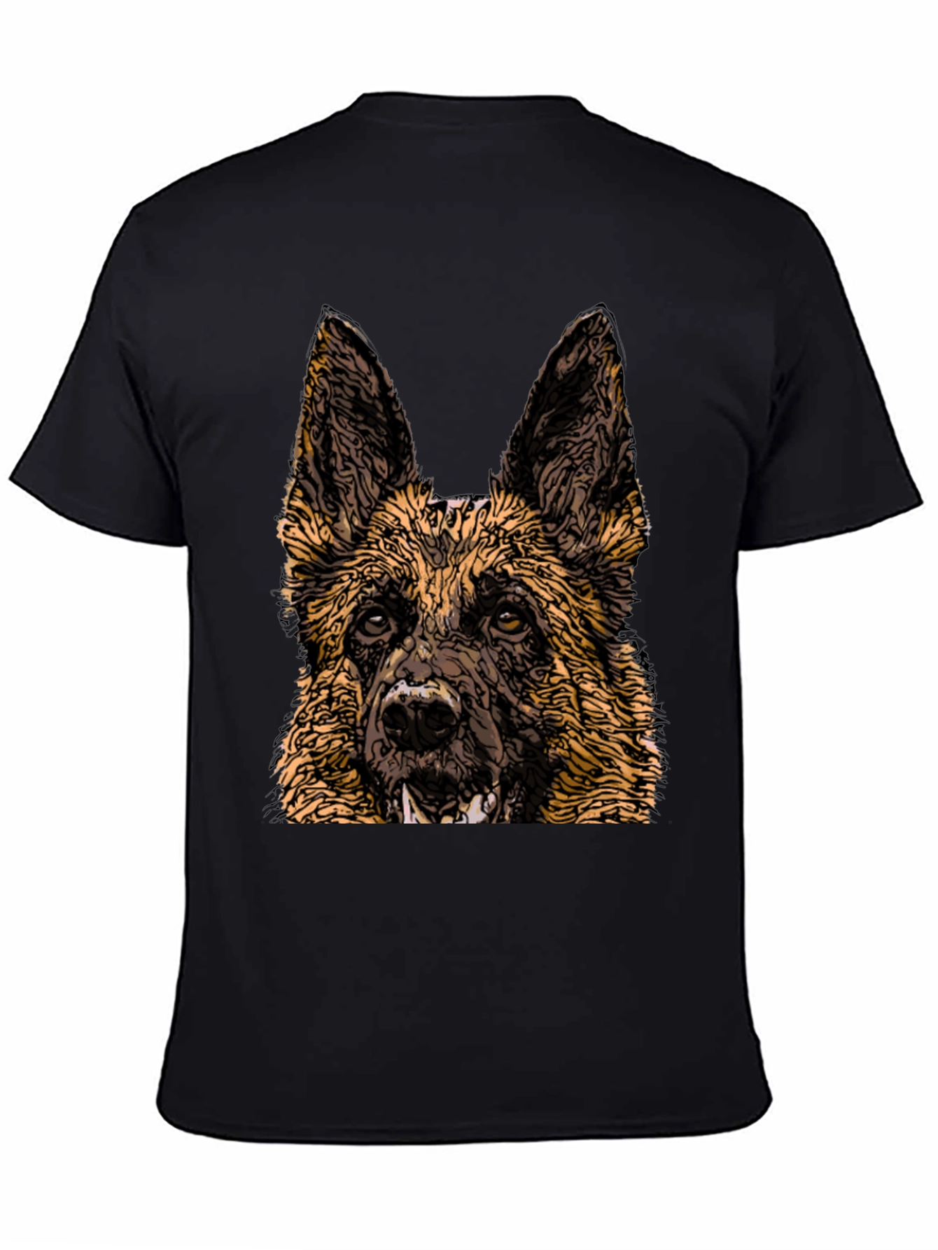 German Shepherd Graphic Tee - Cool Dog Lover Shirt