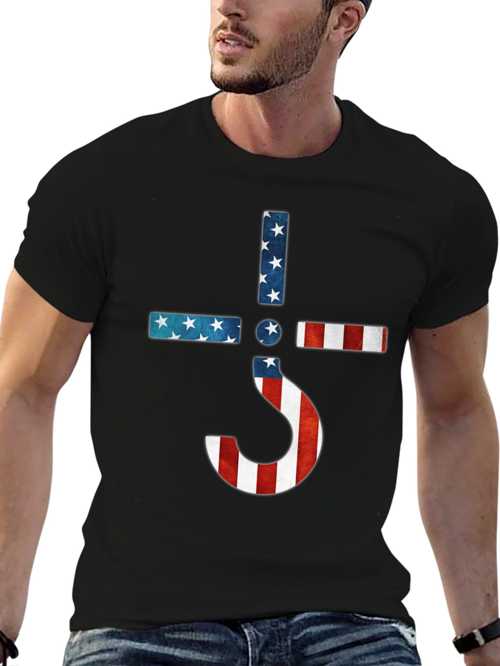 Ghost Band American Flag T-Shirt