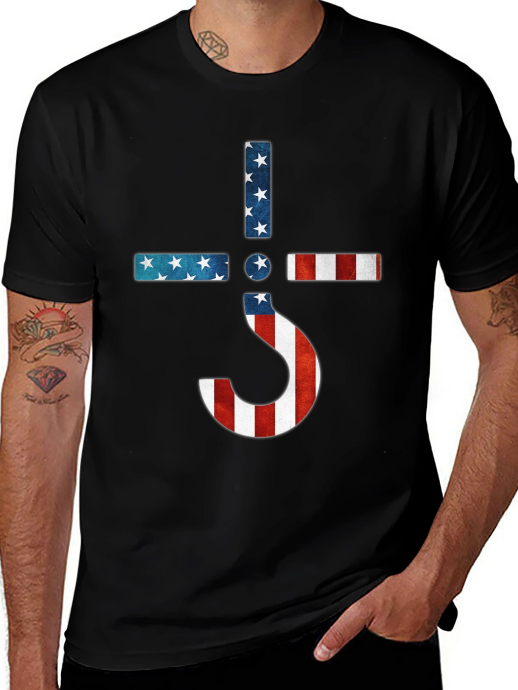 Ghost Band American Flag T-Shirt