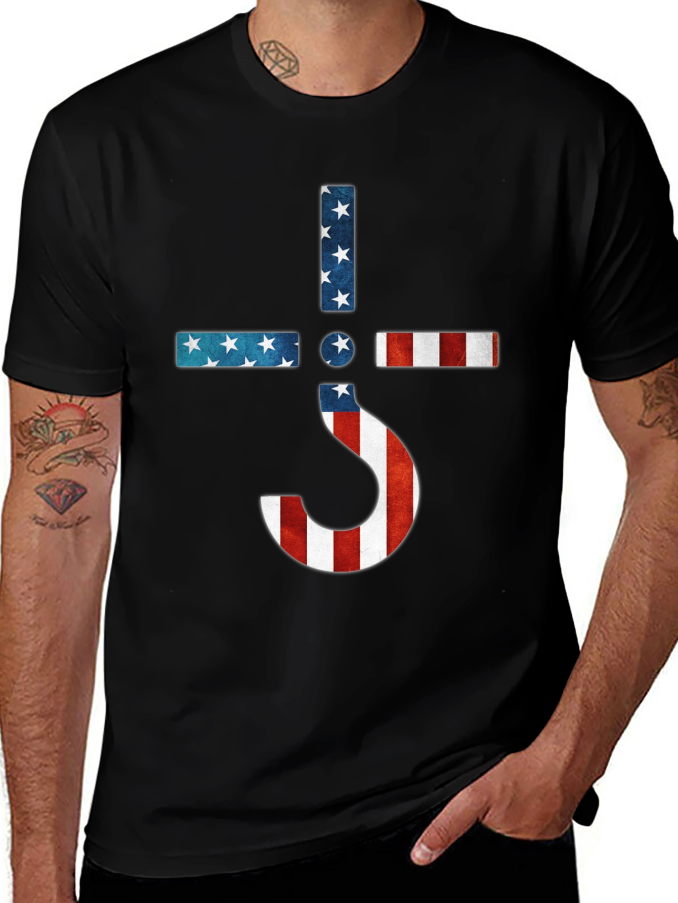 Ghost Band American Flag T-Shirt