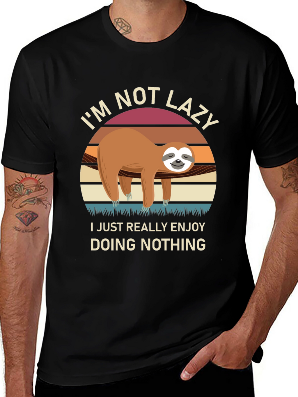 Im Not Lazy Sloth Graphic Tee