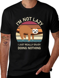 Im Not Lazy Sloth Graphic Tee