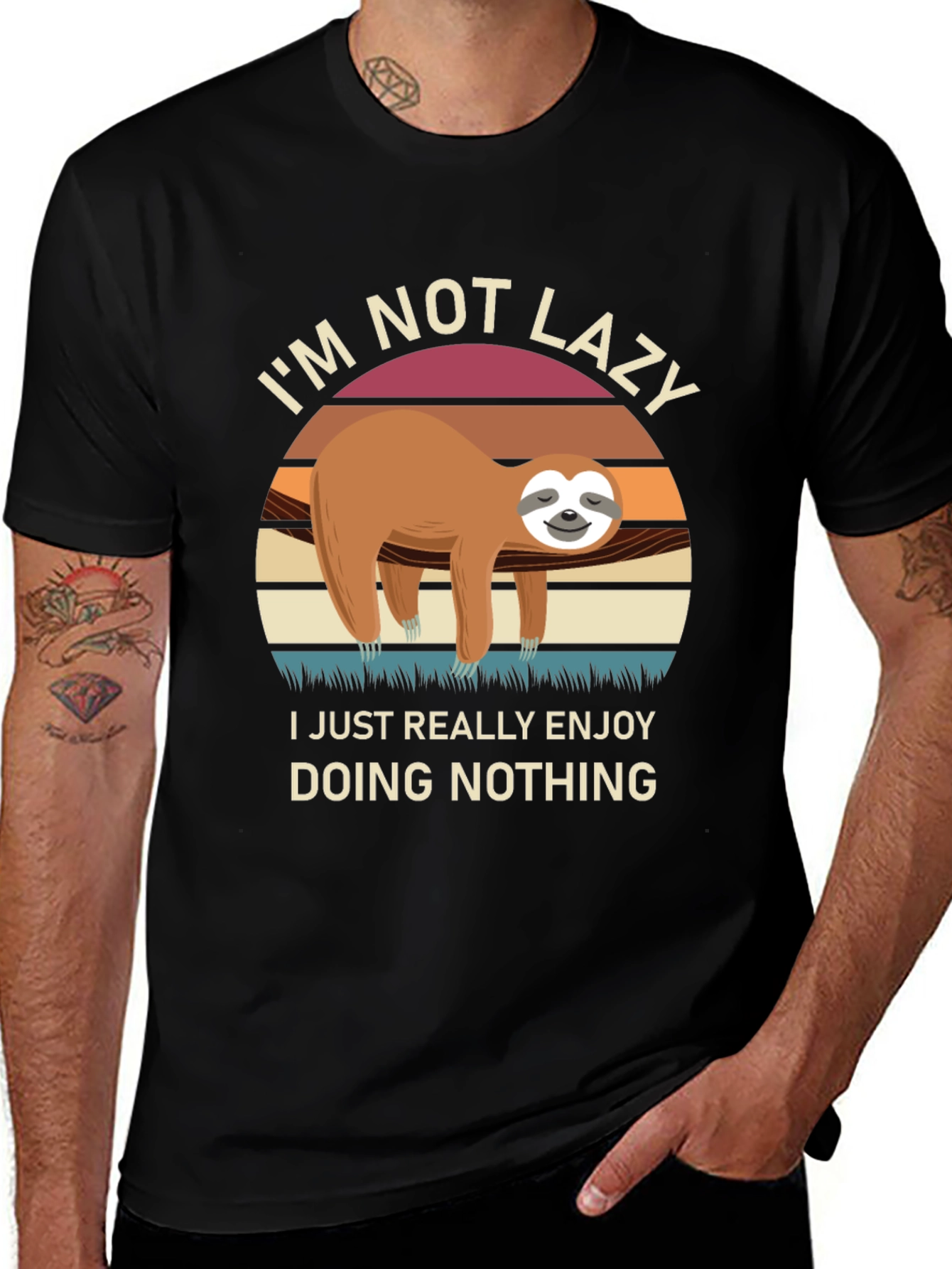 Im Not Lazy Sloth Graphic Tee