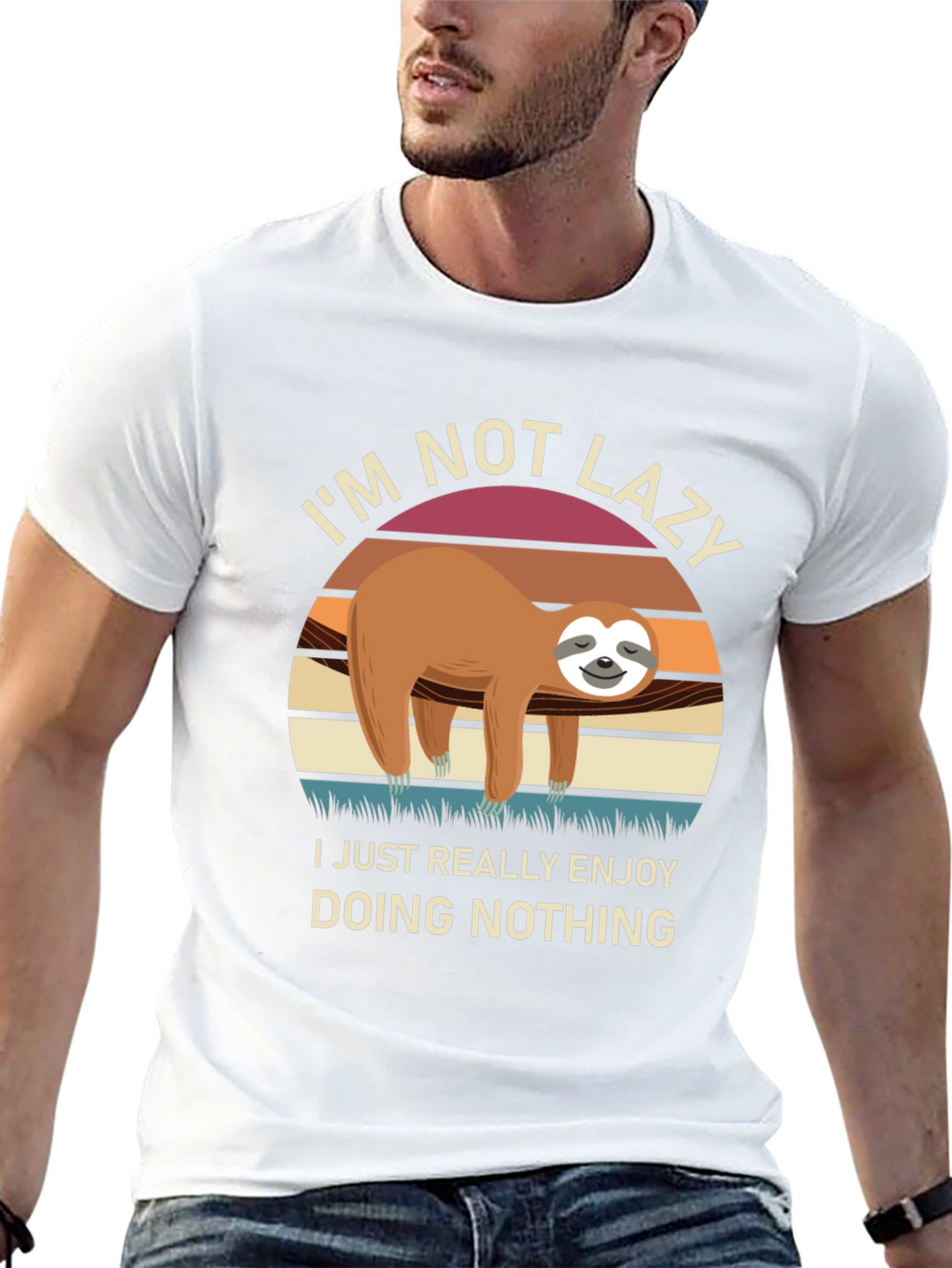 Im Not Lazy Sloth Graphic Tee