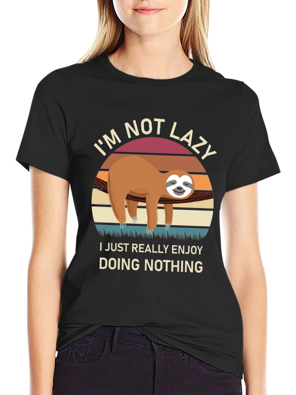 Im Not Lazy Sloth Graphic Tee