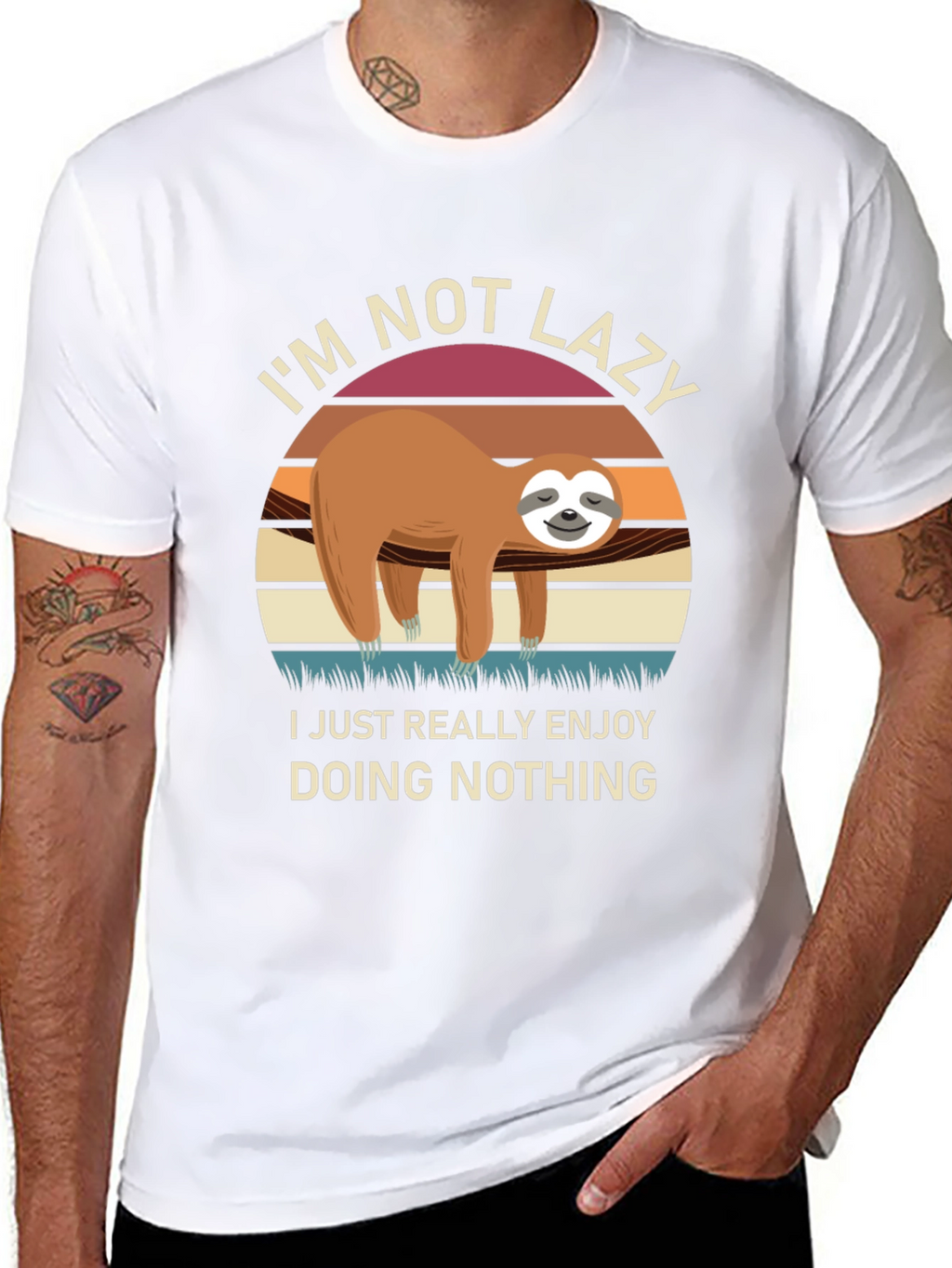 Im Not Lazy Sloth Graphic Tee
