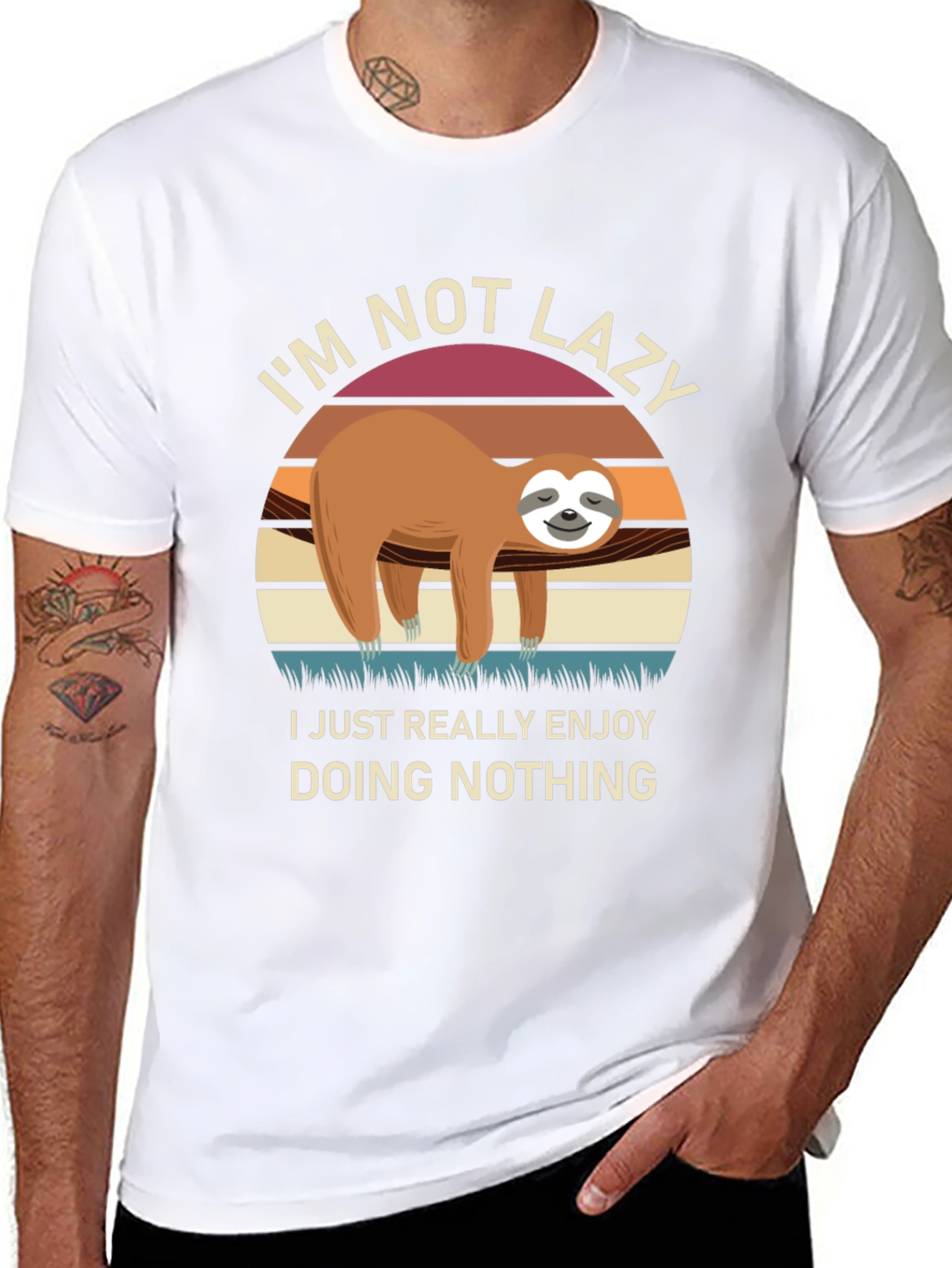 Im Not Lazy Sloth Graphic Tee