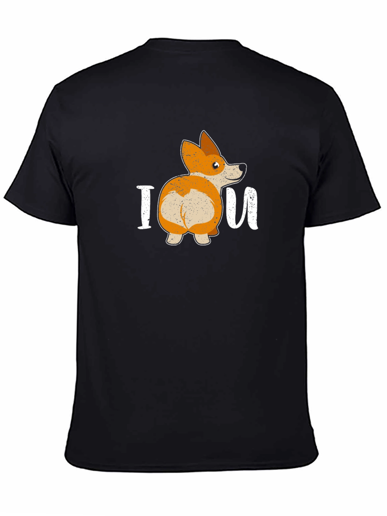 I Corgi U Black T-Shirt