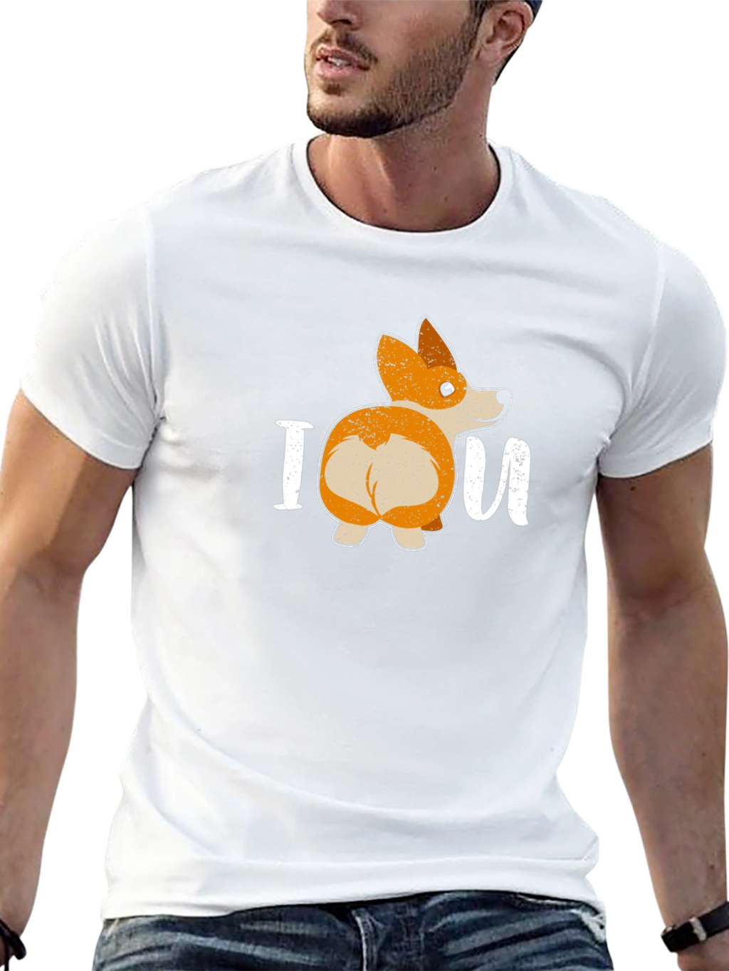 I Corgi U Black T-Shirt