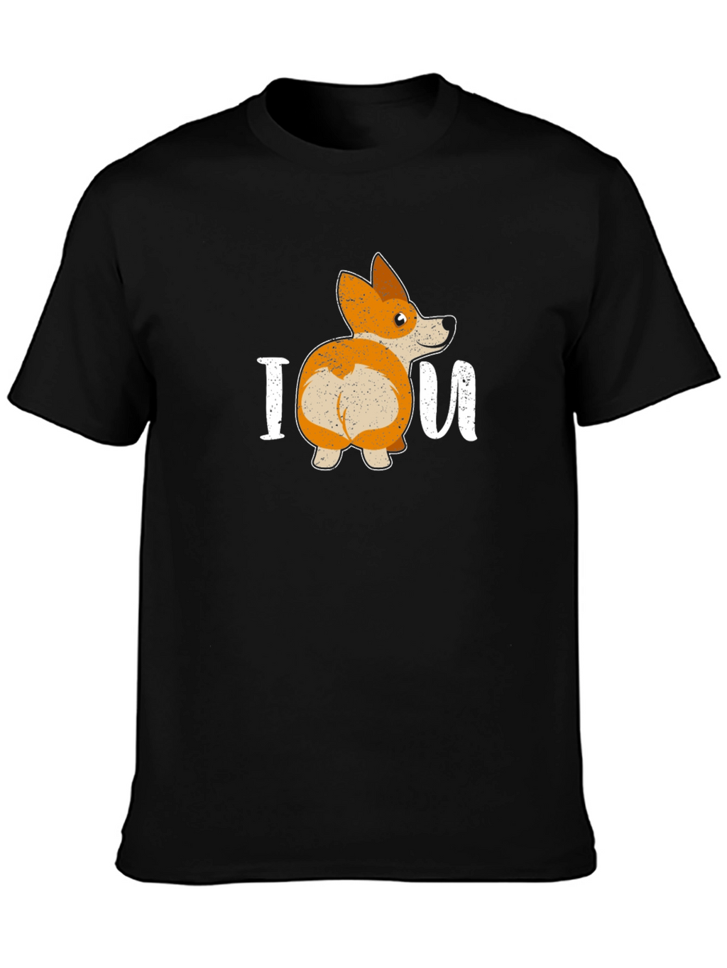 I Corgi U Black T-Shirt