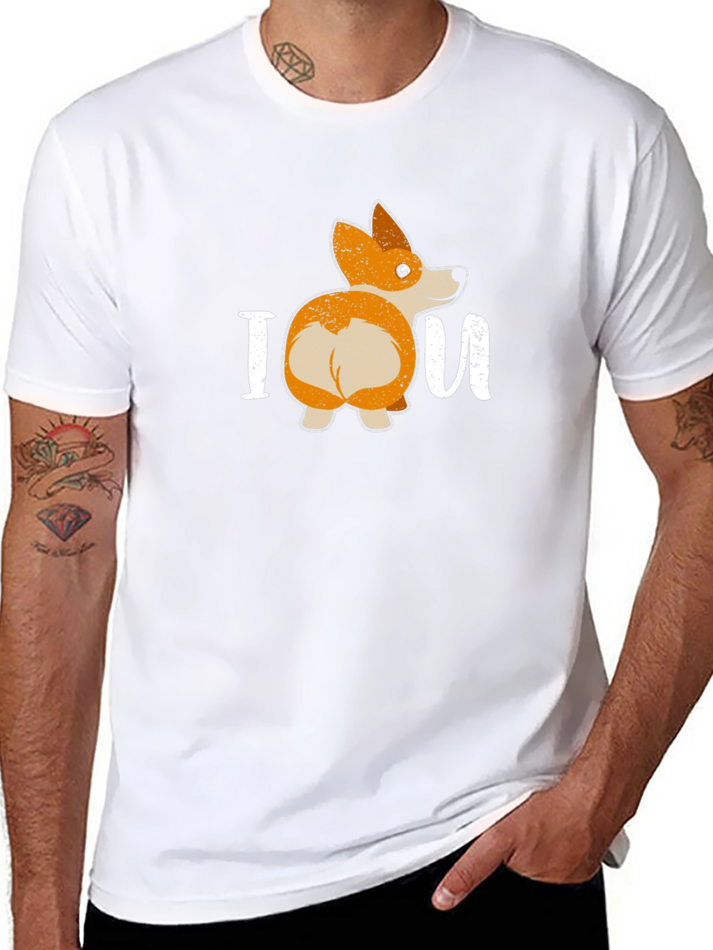 I Corgi U Black T-Shirt