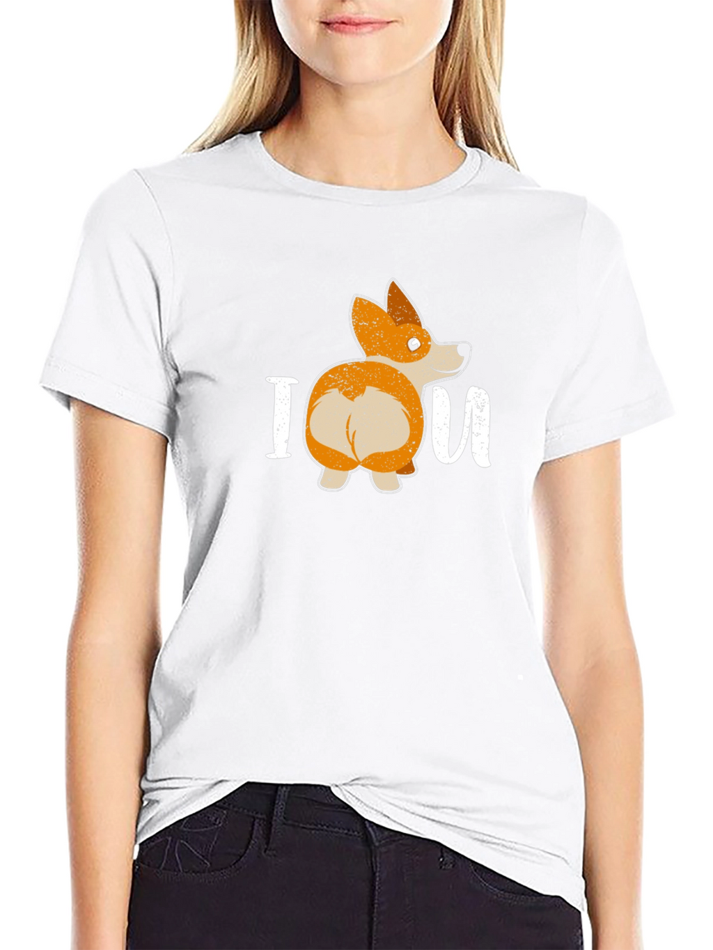 I Corgi U Black T-Shirt