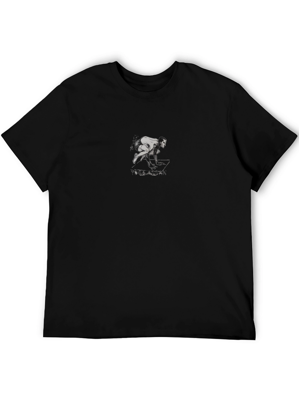 Black Graphic Tee - Creepy Crawl