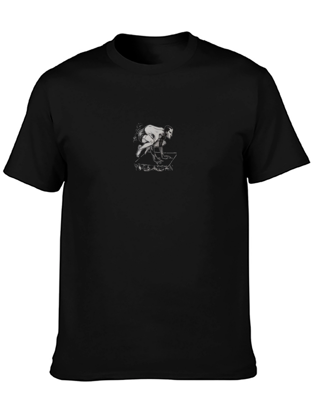 Black Graphic Tee - Creepy Crawl