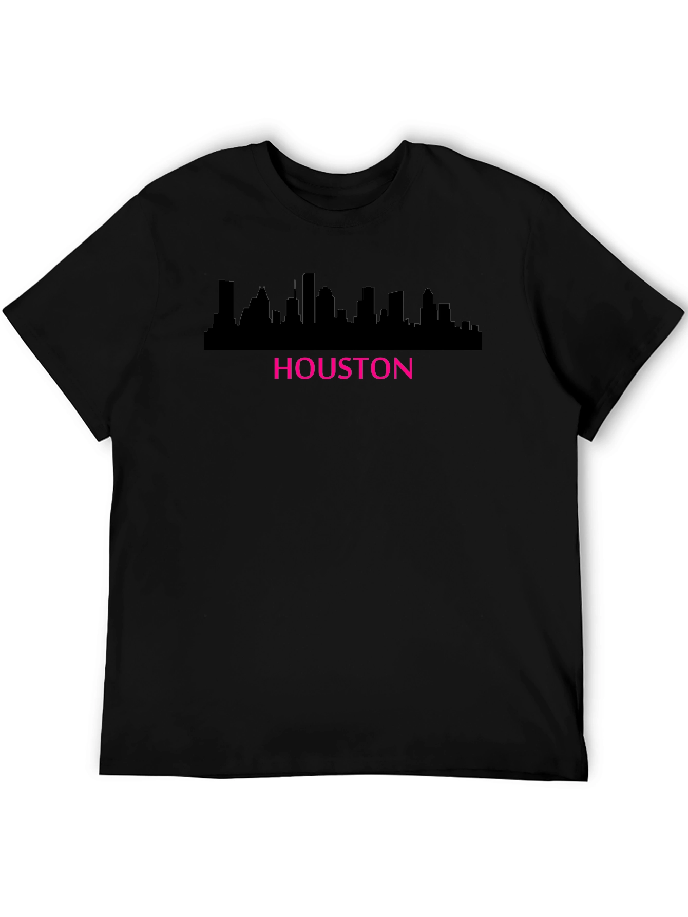 Houston Skyline Black T-Shirt