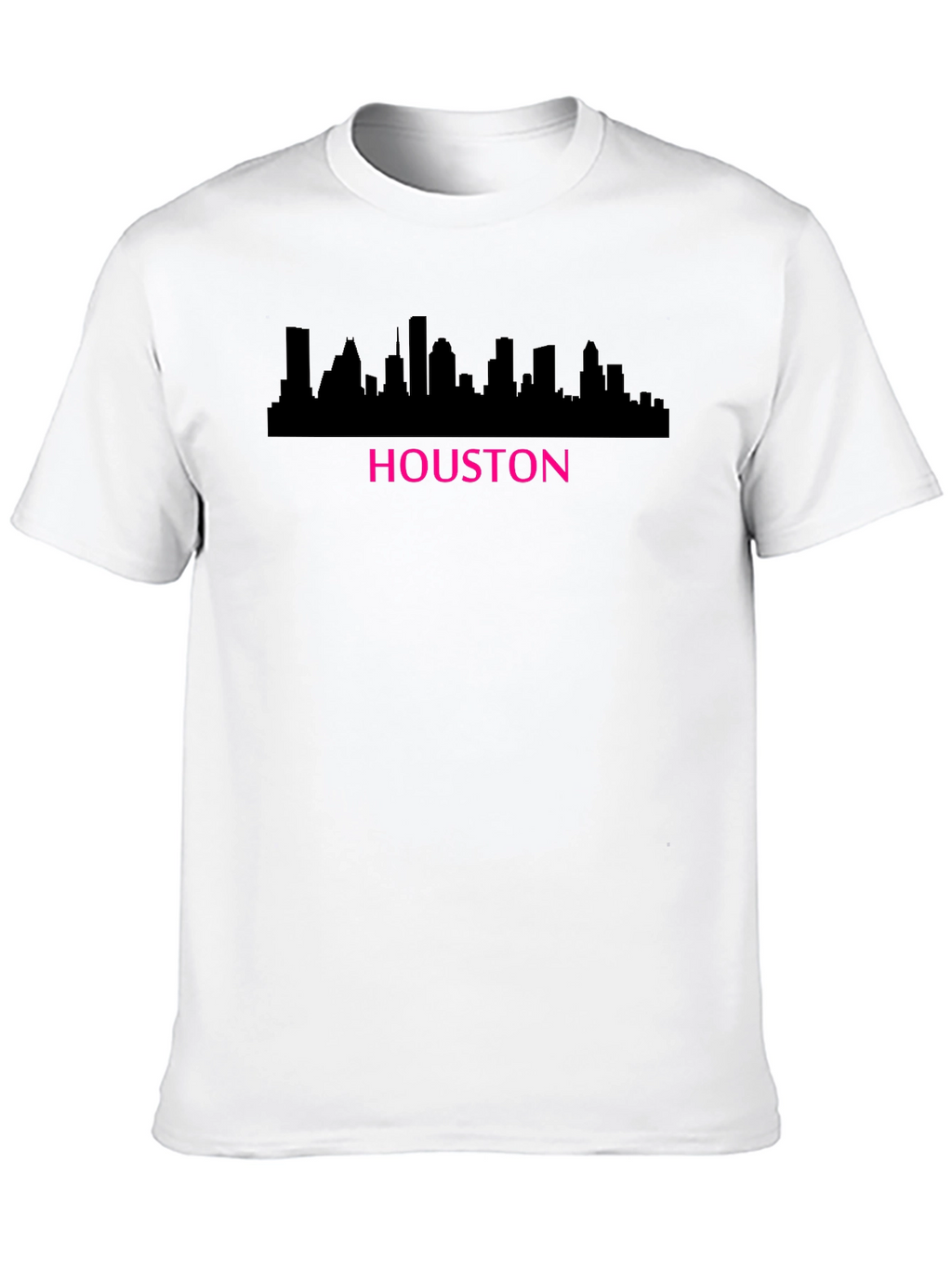 Houston Skyline Black T-Shirt