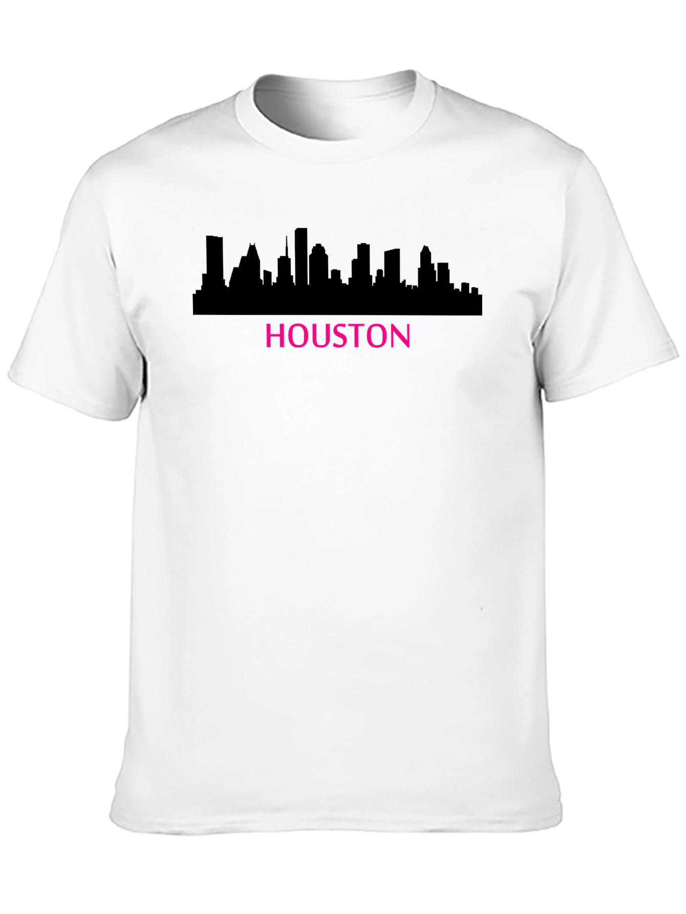 Houston Skyline Black T-Shirt