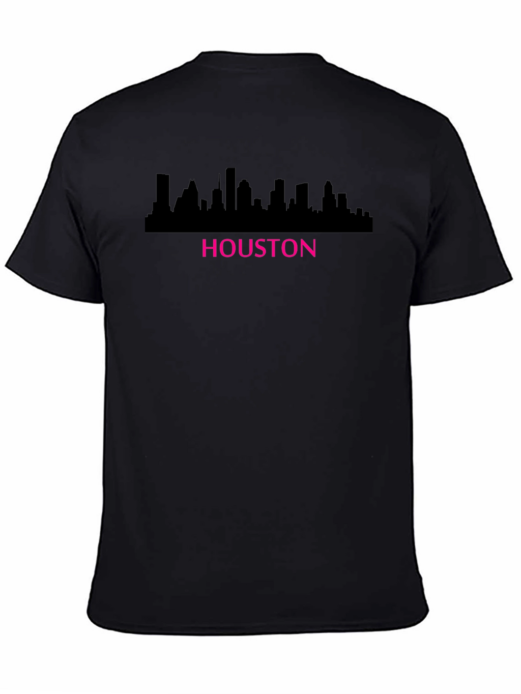 Houston Skyline Black T-Shirt