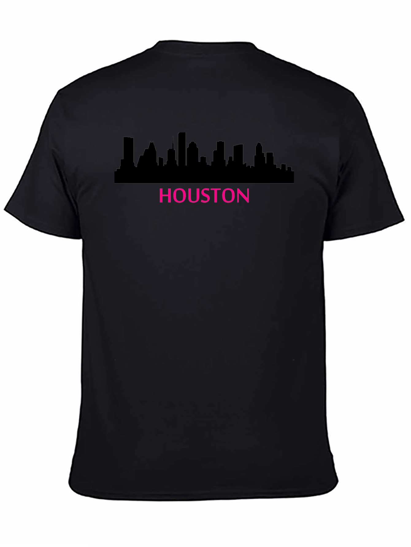 Houston Skyline Black T-Shirt