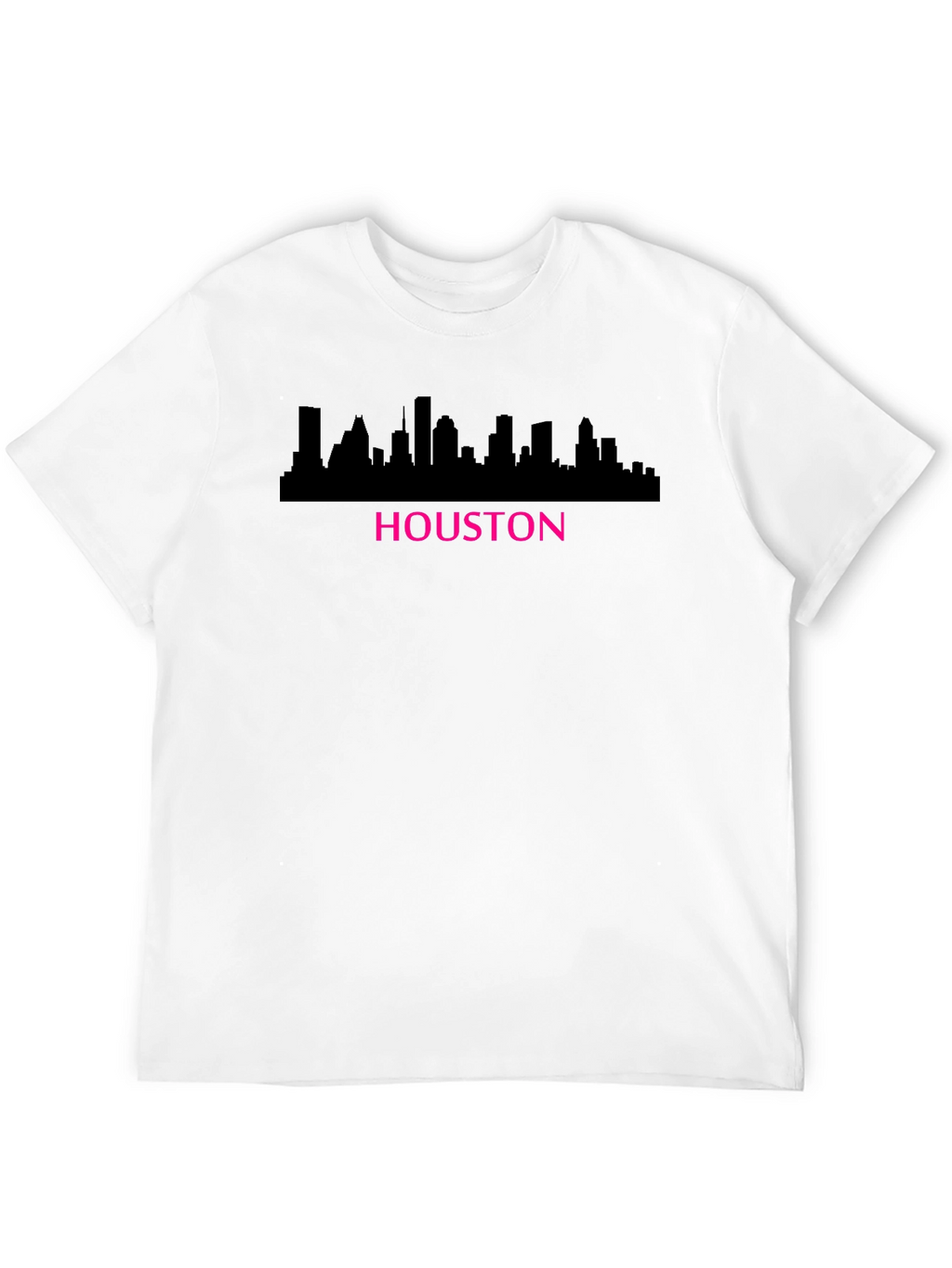 Houston Skyline Black T-Shirt