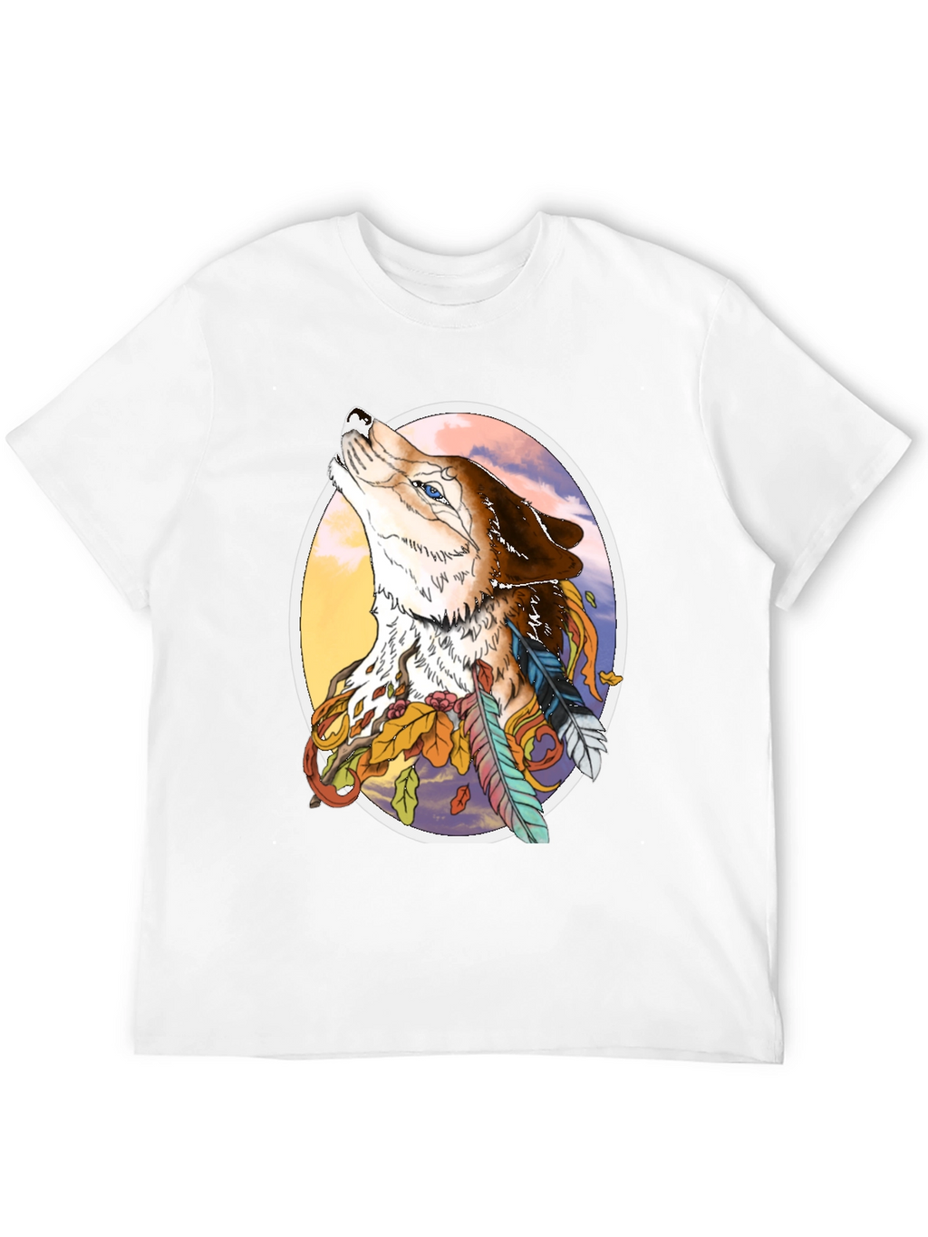 Wolf & Feather Graphic Tee