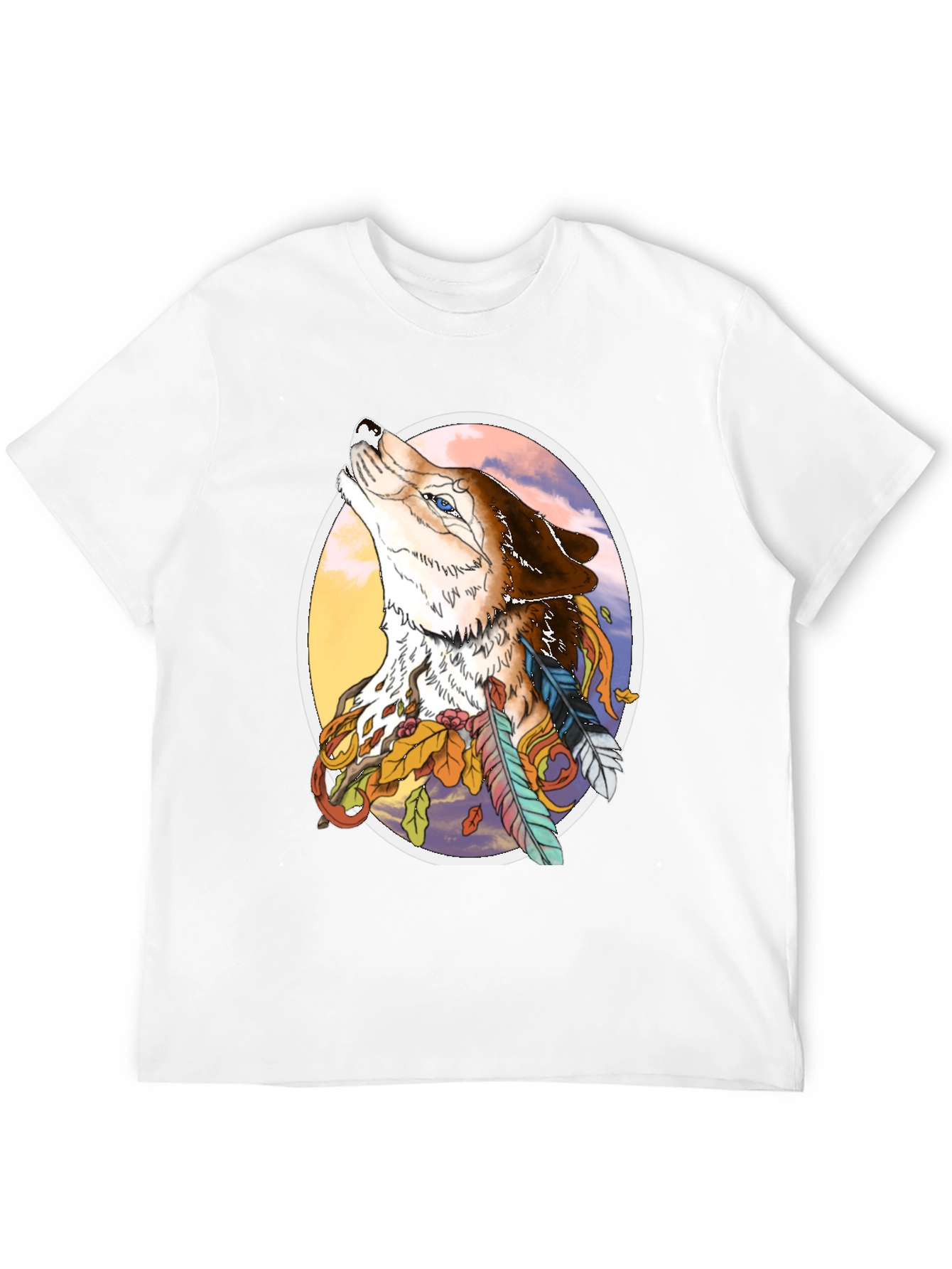 Wolf & Feather Graphic Tee