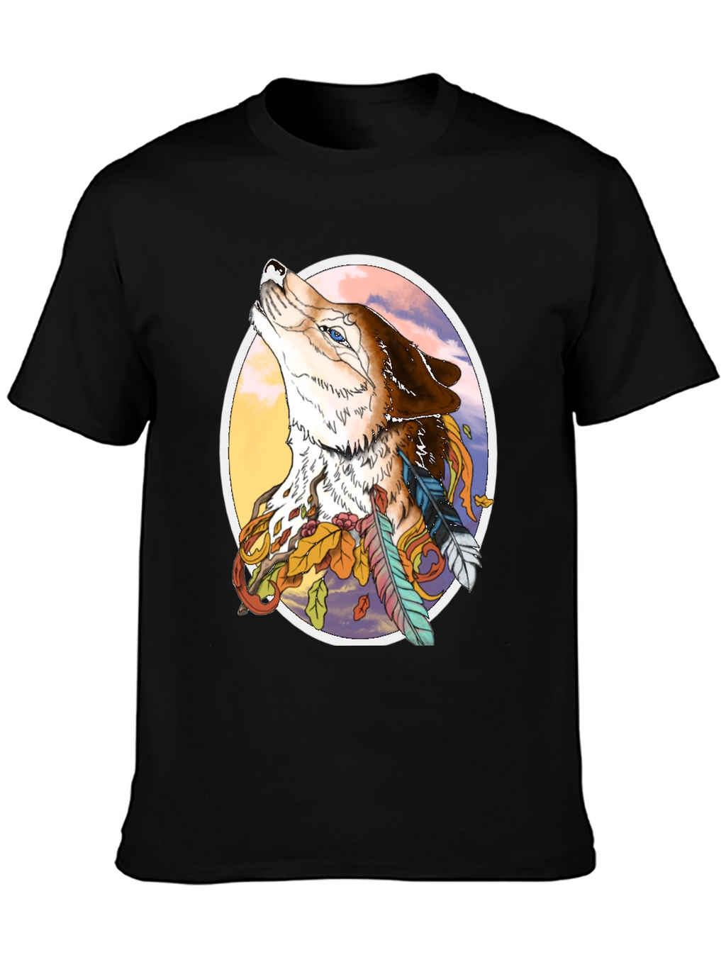Wolf & Feather Graphic Tee