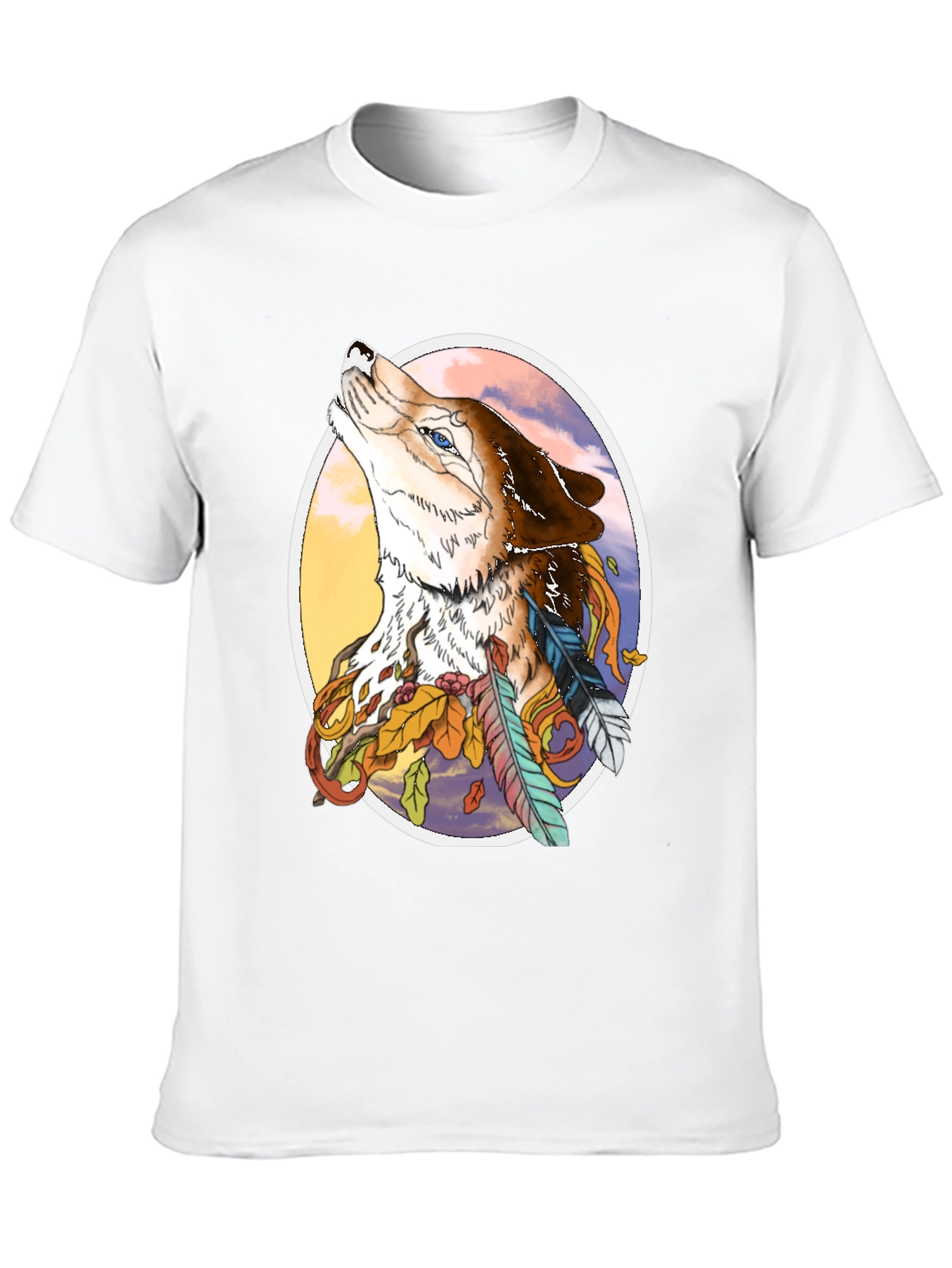 Wolf & Feather Graphic Tee