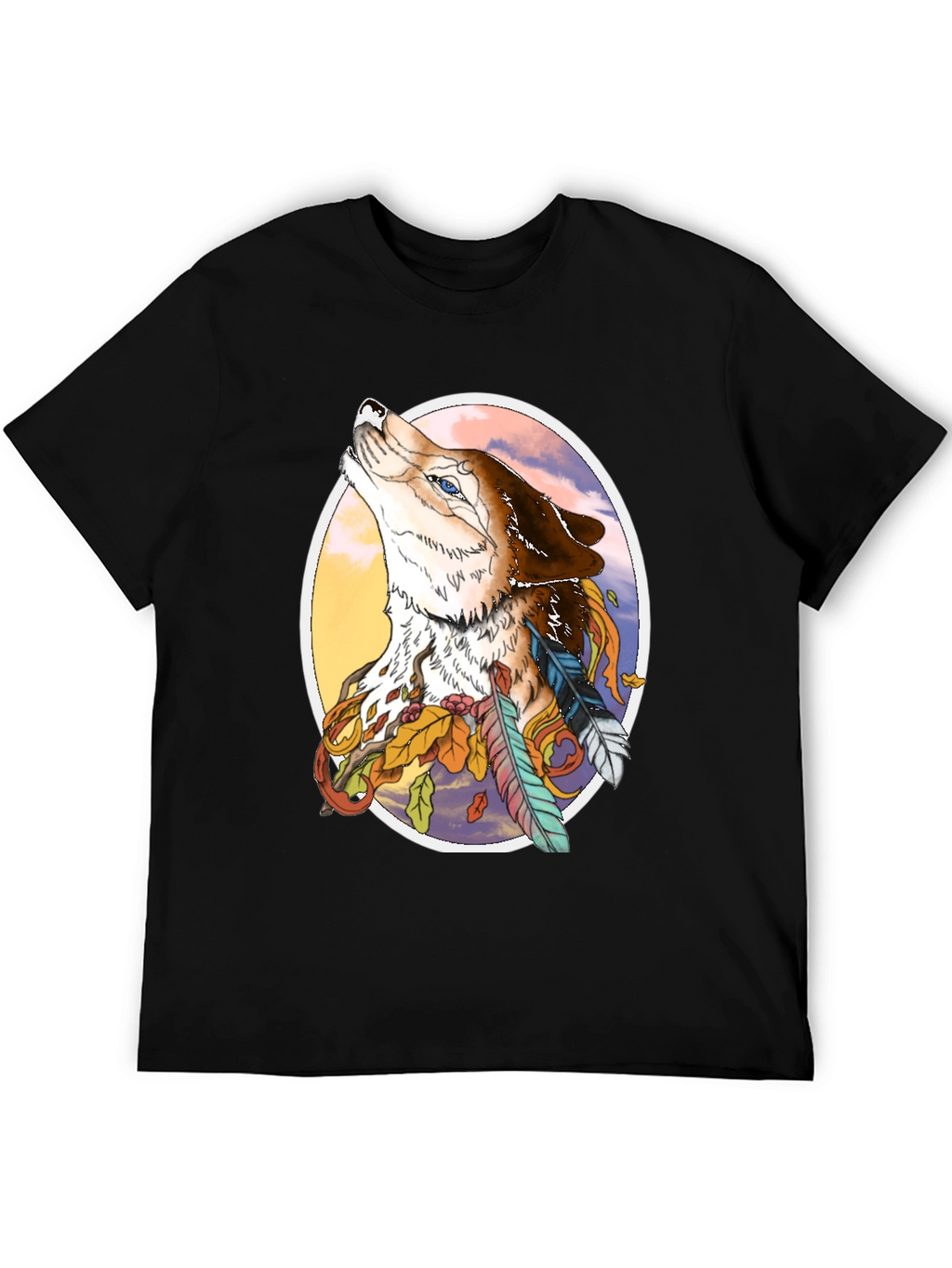 Wolf & Feather Graphic Tee