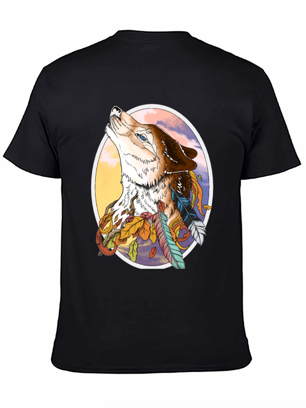 Wolf & Feather Graphic Tee