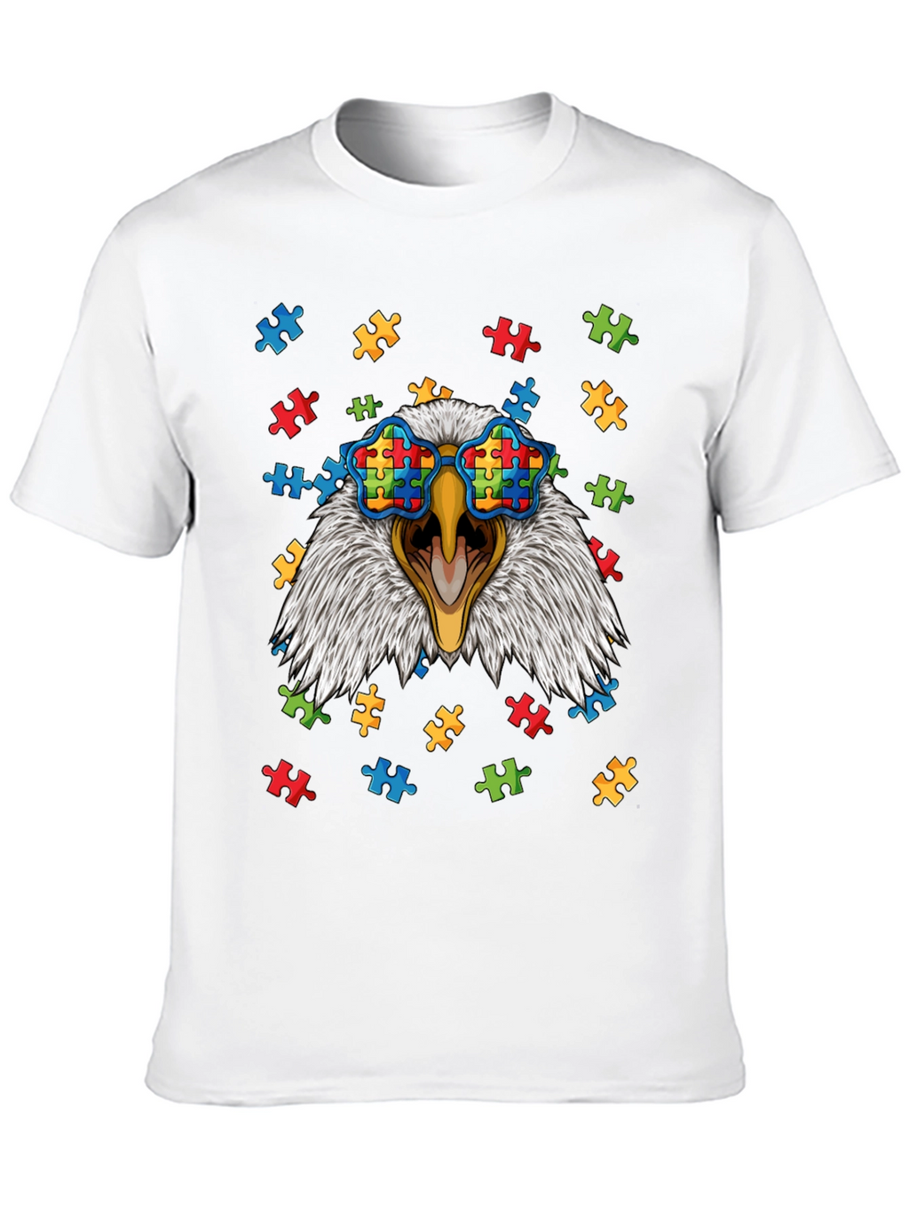 Eagle Autism Awareness T-Shirt
