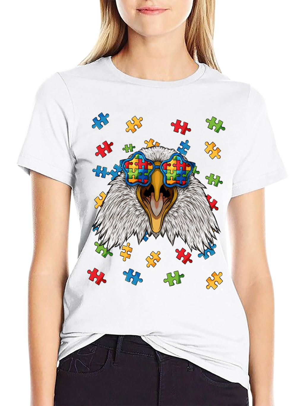 Eagle Autism Awareness T-Shirt