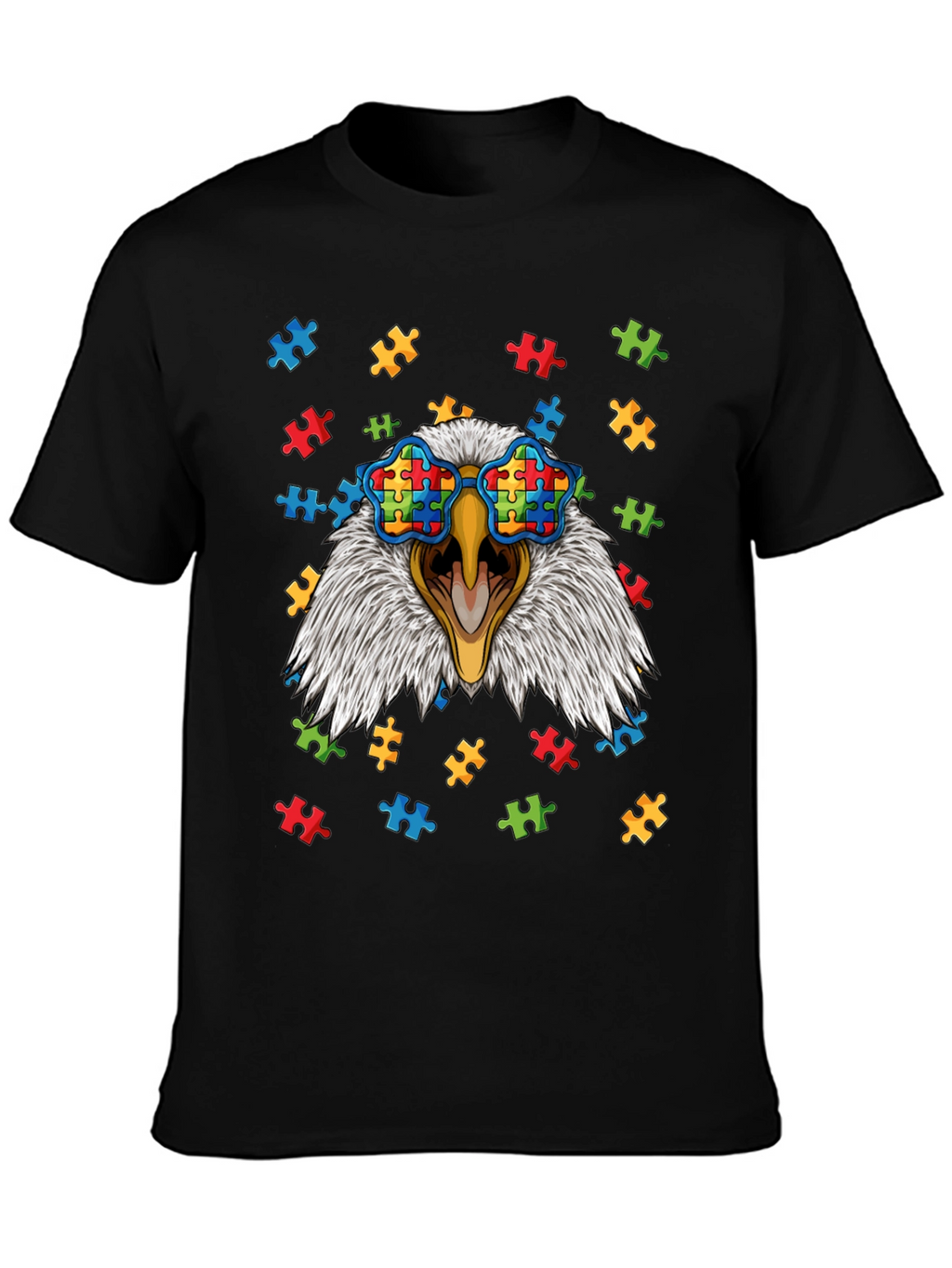 Eagle Autism Awareness T-Shirt