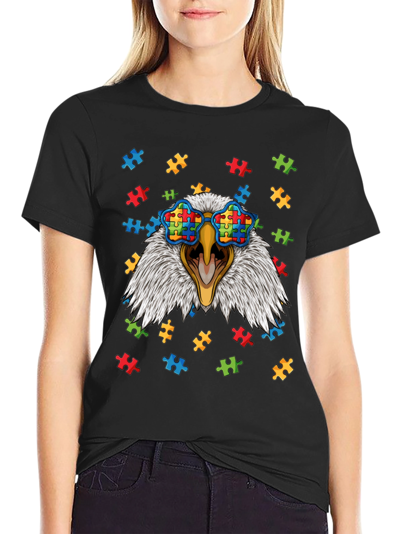 Eagle Autism Awareness T-Shirt