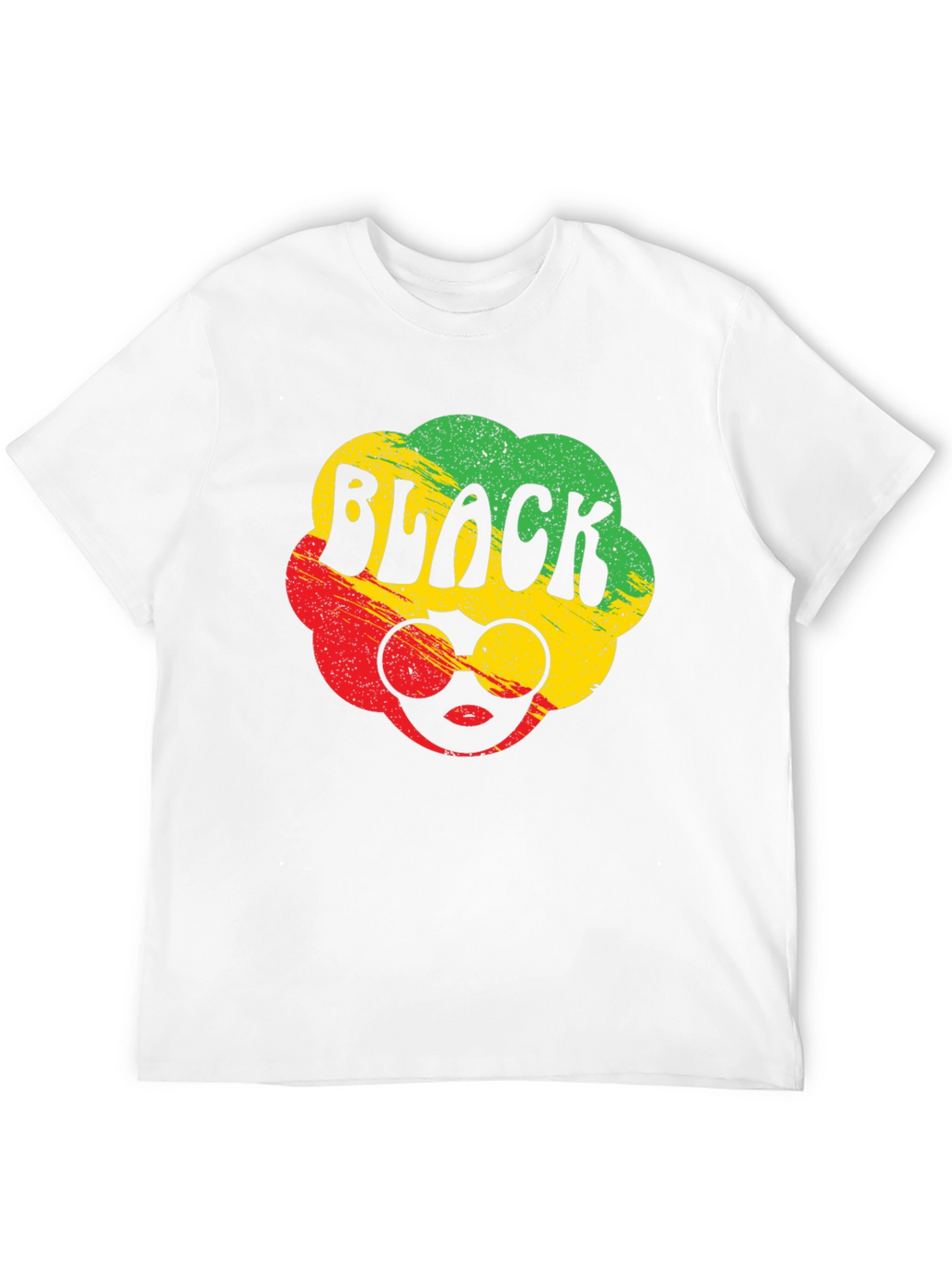Black Pride Rasta T-Shirt - Afro Sunglasses Tee