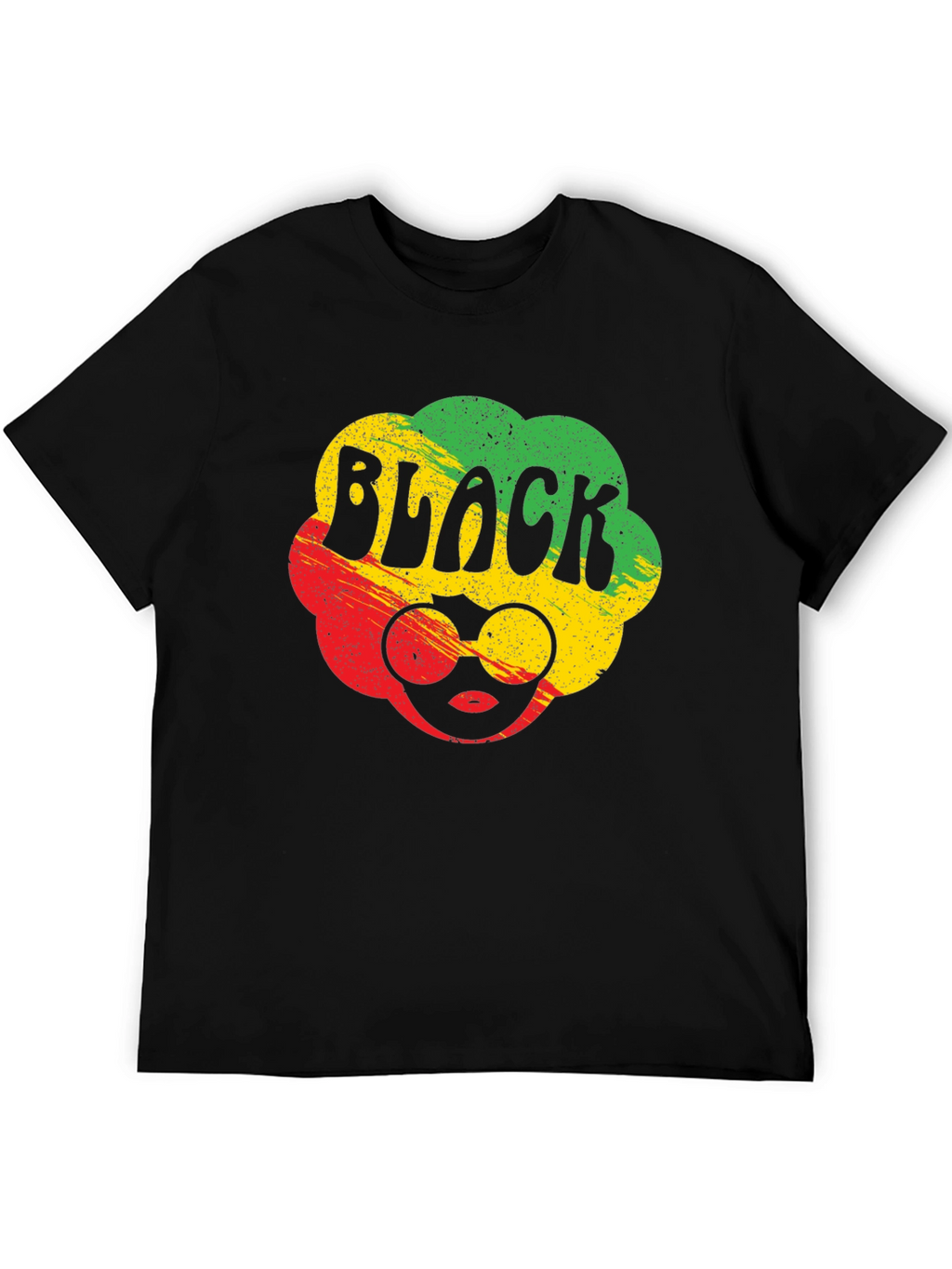 Black Pride Rasta T-Shirt - Afro Sunglasses Tee