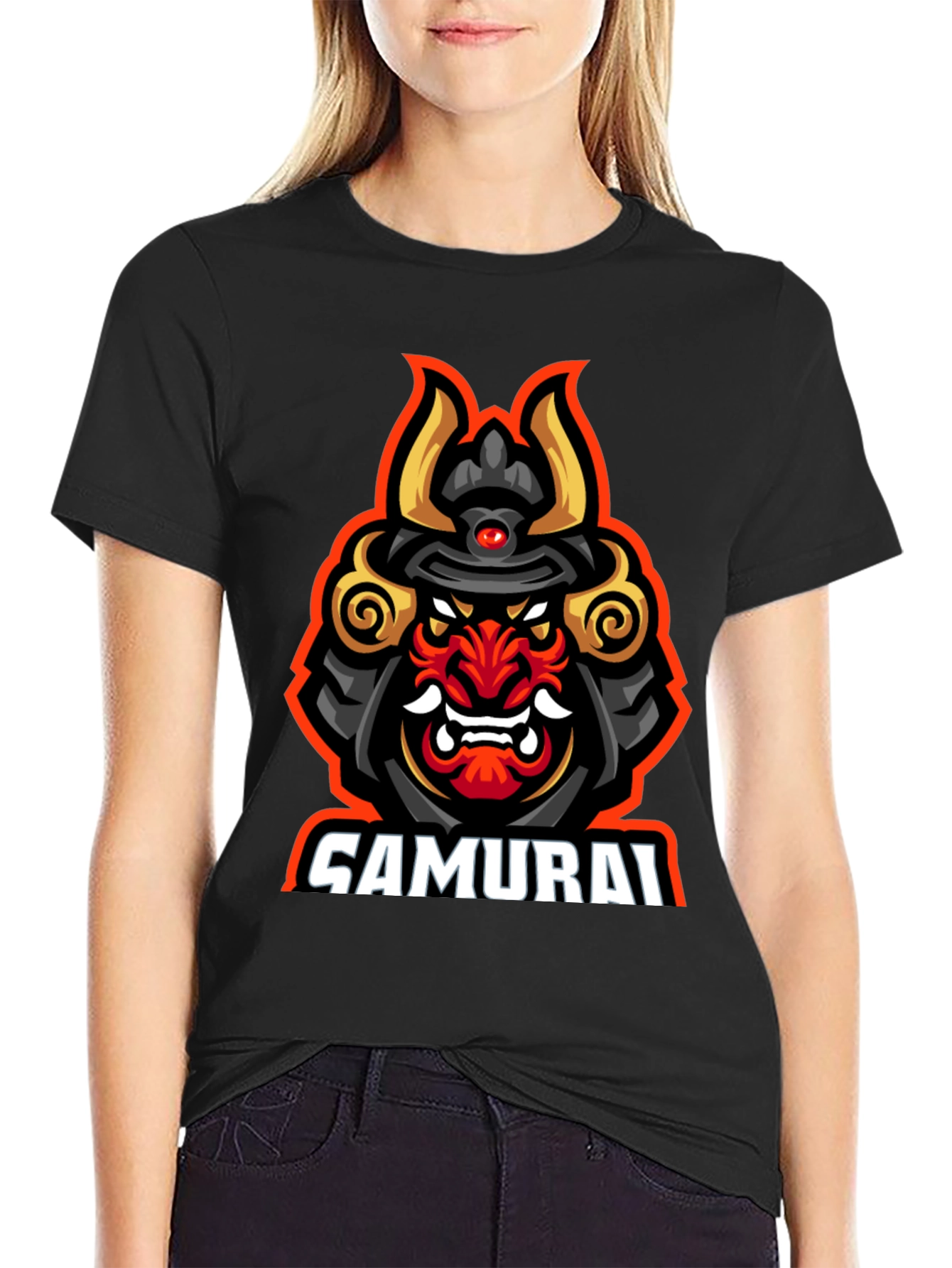Samurai Graphic T-Shirt - Bold Warrior Design
