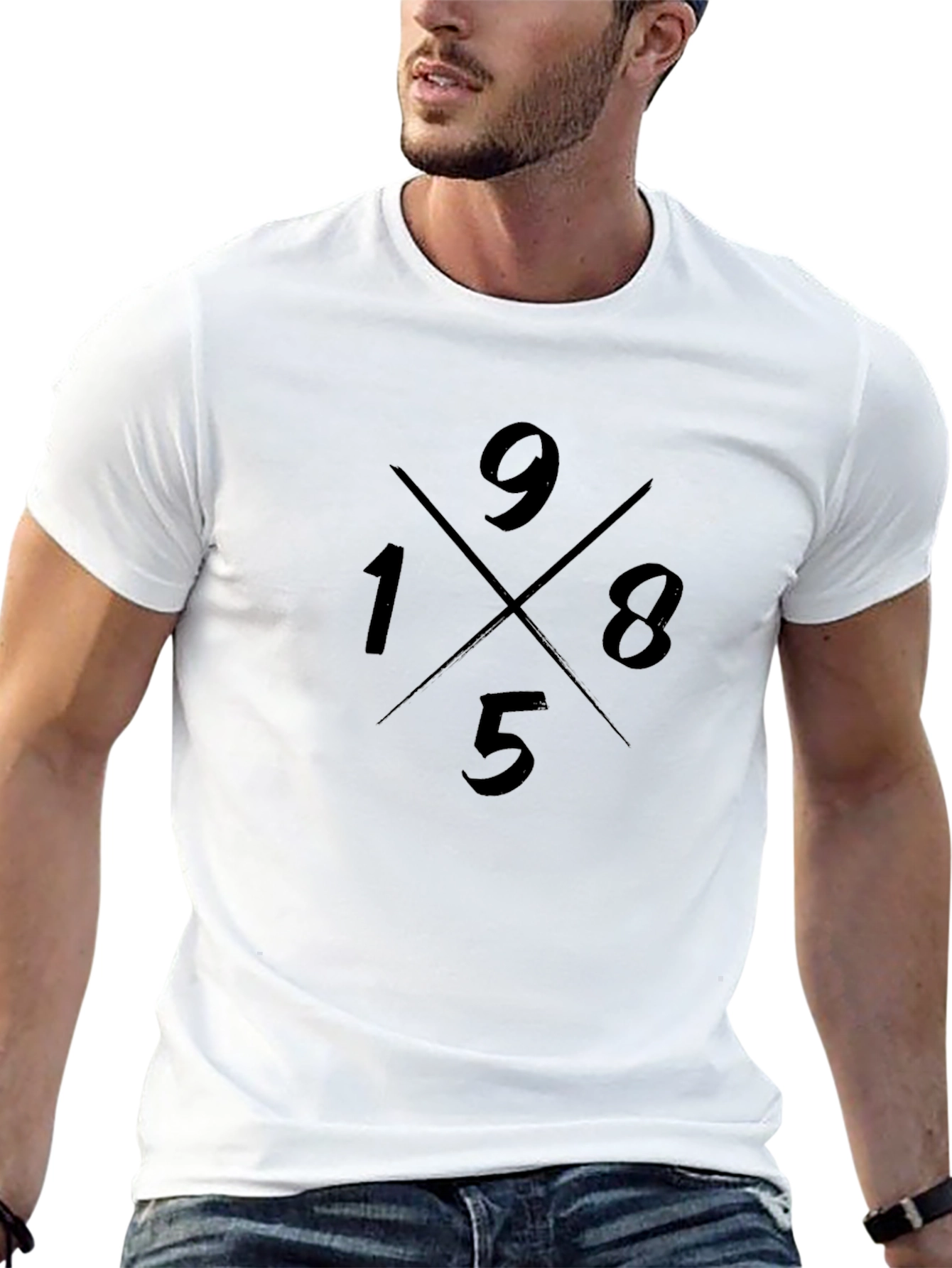 Black 1985 Graphic Tee Shirt