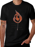 Nature Smiles Graphic Tee - Black