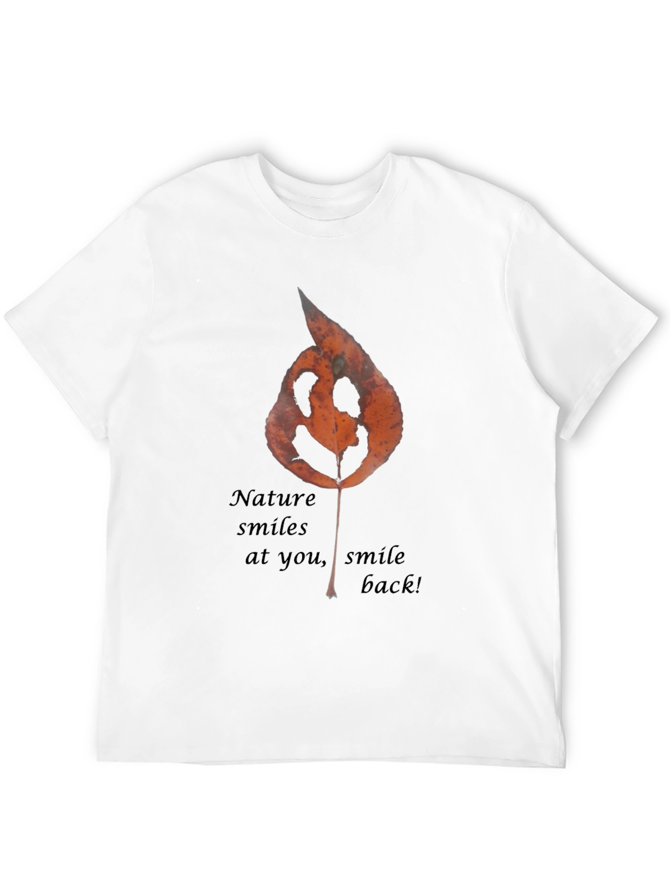 Nature Smiles Graphic Tee - Black