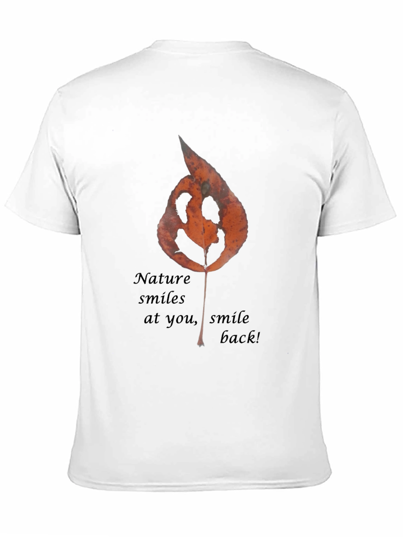 Nature Smiles Graphic Tee - Black