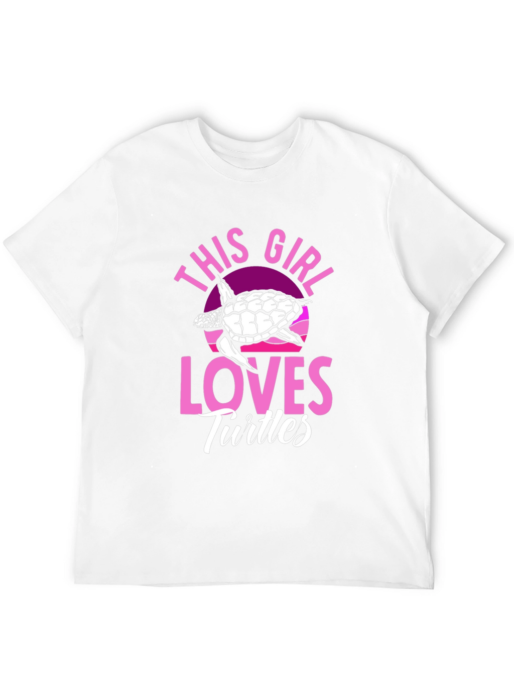 This Girl Loves Turtles T-Shirt - Black