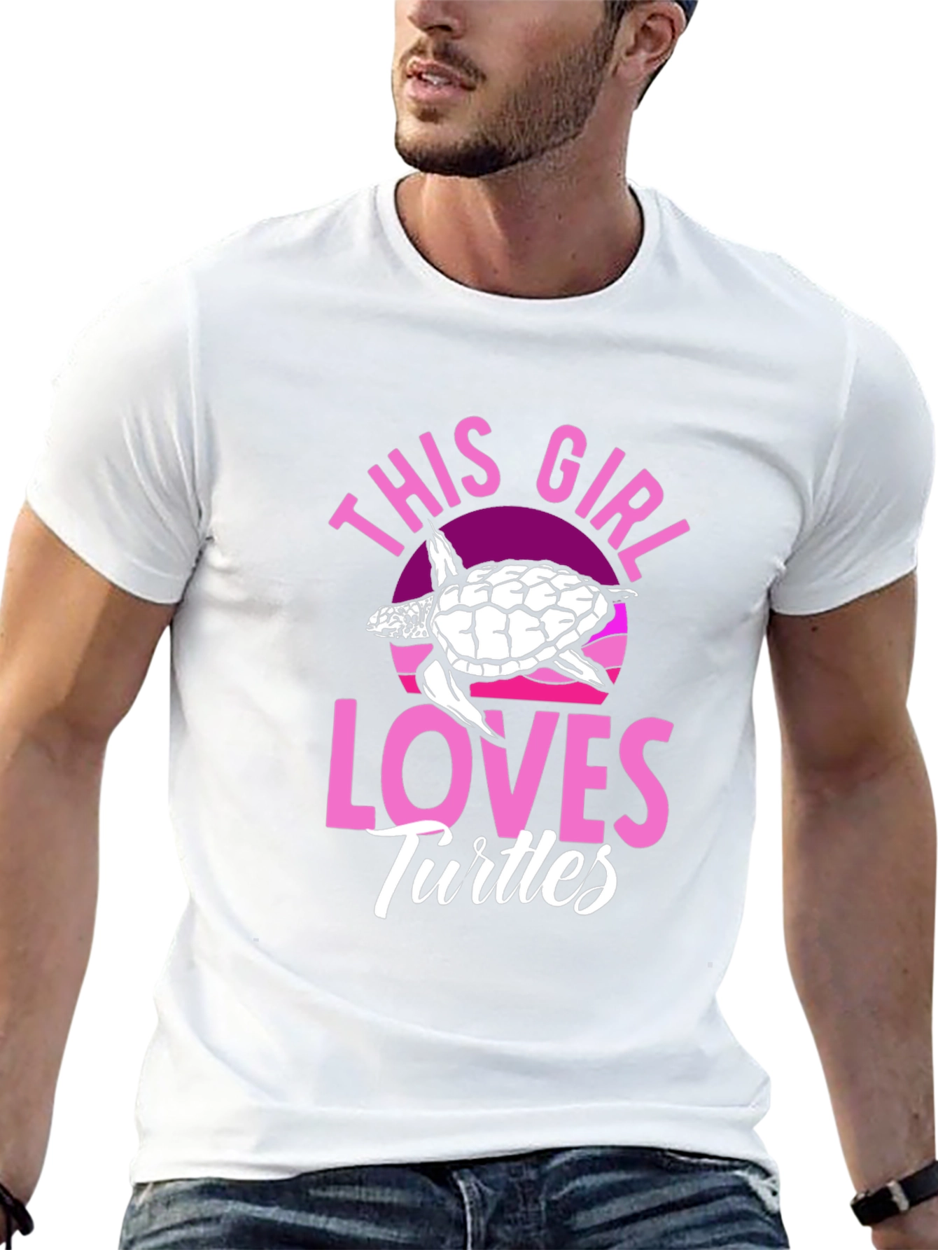 This Girl Loves Turtles T-Shirt - Black