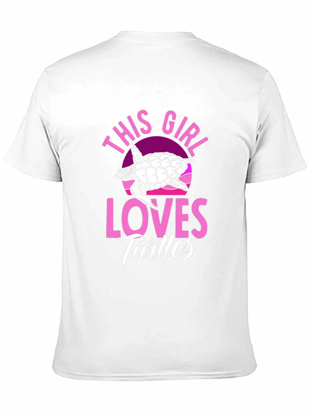 This Girl Loves Turtles T-Shirt - Black